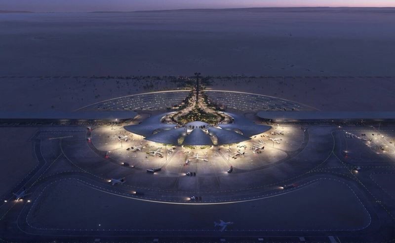 Оазис внутри дюны. Представлен проект нового аэропорта на Красном море