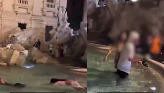 Австралийских туристок оштрафовали в Риме за купание в фонтане